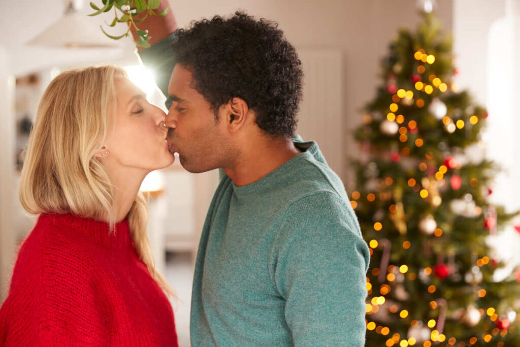 Tradition of Kissing Under the Mistletoe